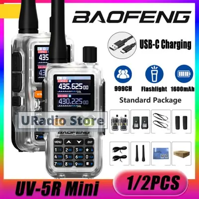 Image de Talkie-walkie Baofeng UV-5R Transparent - Bluetooth & Programmable