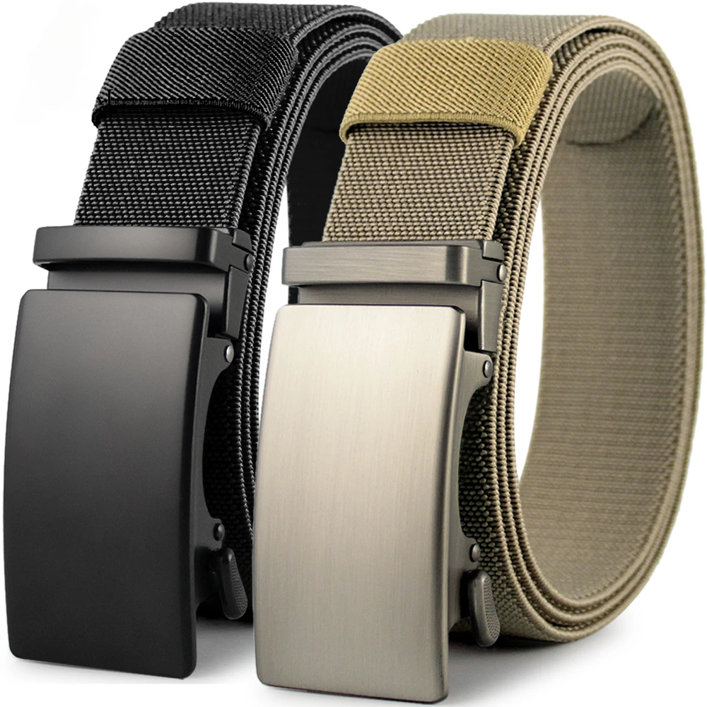 Image de Ceinture Élastique Tactique Homme - Nylon Résistant & Boucle Automatique