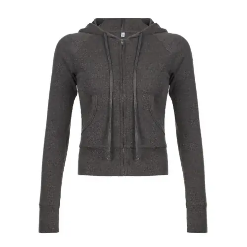 Image de Hoodie Femme Basique - Streetwear Tendance 2024