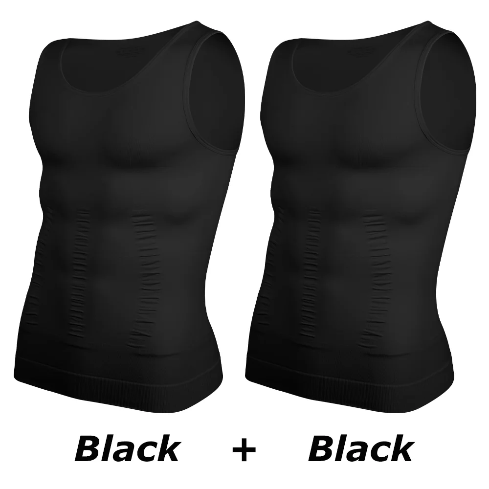 2PCS Crew Neck Black