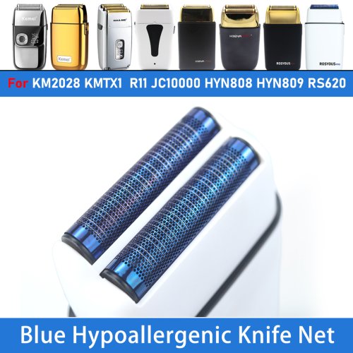 Imagen de Cuchillas de Repuesto Originales para Afeitadora Eléctrica - Compatible con KM2028, KMTX1, R11, JC10000, HYN808, HYN809 y RS620