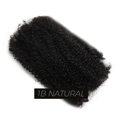 Image de Cheveux Afro Bouclés Blond Miel - Extensions en Vrac