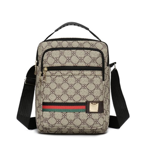 Image of Stylish Men's Crossbody Bag – Modern, Multi-Layer Casual Shoulder Bag for Everyday Use and Business