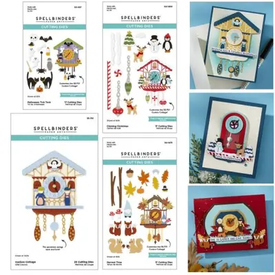 Image de Matrices de Découpe Horloge Coucou - Scrapbooking & Décoration