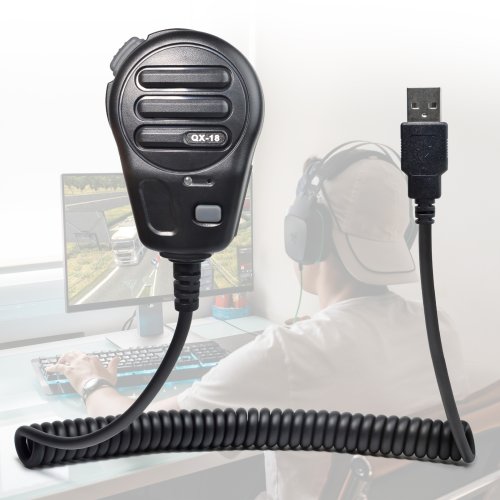 Image de Micro USB pour Euro Truck Simulator 2 - Support PTT & Clavier Personnalisable