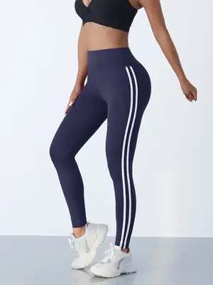 Image de Leggings Yoga Femme Taille Haute - Élastiques & Slim