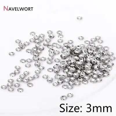 Image de Capuchons de Perles Dorés 14K - 3mm & 4mm