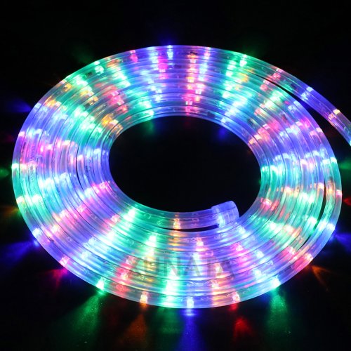 Imagen de Tira LED Neon Flex 220V - Iluminación Arcoíris 360° para Exterior
