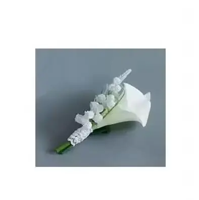 Image de Bouquet de Mariée Blanc Élégant