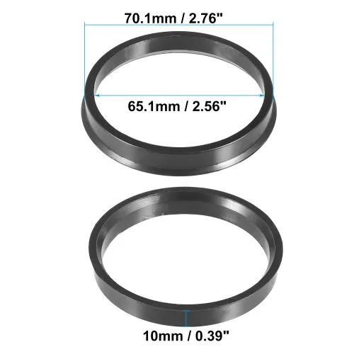 70.1mm to 65.1mm