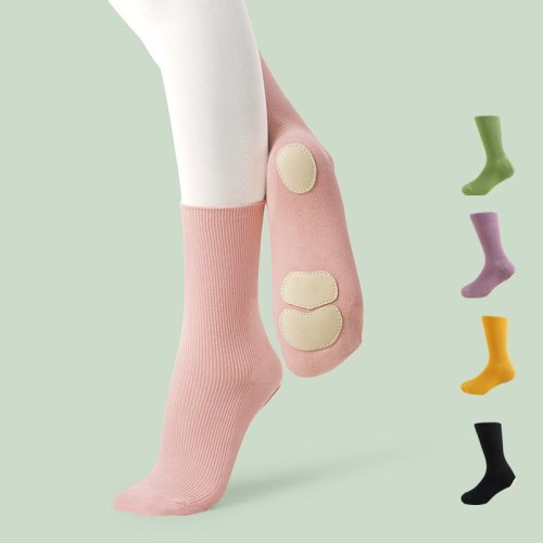 Afbeelding van Meisjes Vrouwen Antislip Moderne Dans Sokken Dans Pilates Yoga Sokken Dans Tube Sokken Kinderen Jongens Mannen Yoga Gymnastiek Kousen