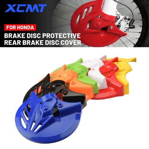 Image of Motorcycle Brake Disc Protection Cover Plastic Protective Cover For Honda CRF250R CRF450R CRF250RX CRF450RX CRF250X CRF450X Part