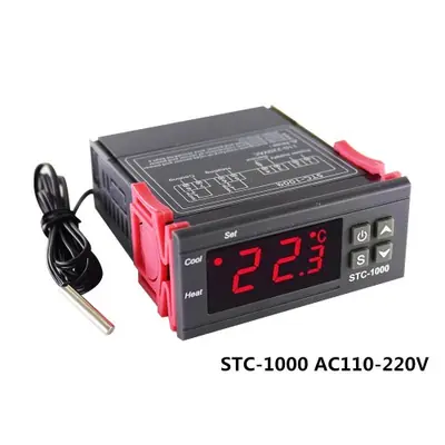Image de Thermostat Numérique 12V/24V/220V avec Hygromètre