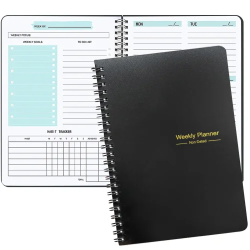Noir hebdomadaire agenda