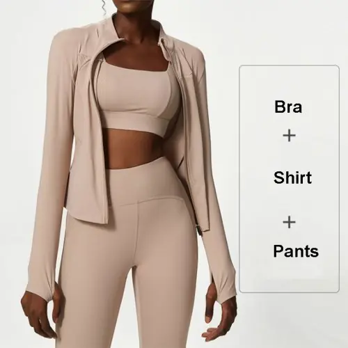 Image de Ensemble Yoga 3 Pièces Femme - Sport & Fitness