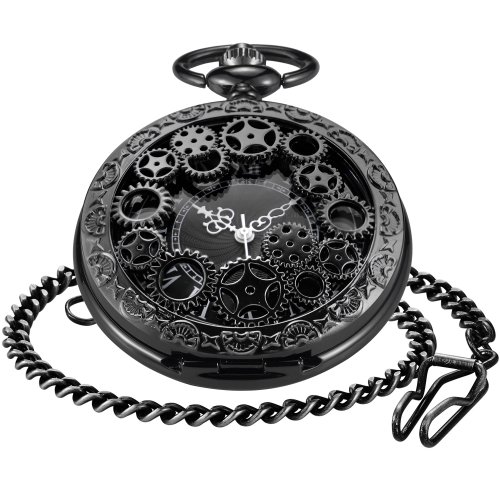Image de Montre de Poche Steampunk Vintage - Pendentif Horloge pour Femmes