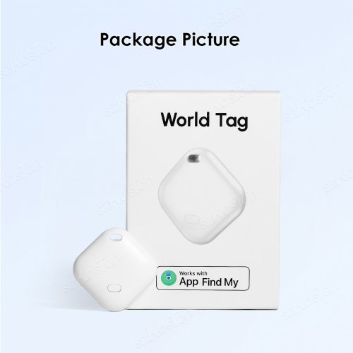 Afbeelding van Mini GPS Tracker Smart Tag Compatibel met iOS Find My APP Global Locator Anti-verloren Finder voor Auto Huisdier Sleutels Portemonnee Koffer iTag