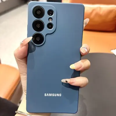 Image de Coque silicone souple pour Samsung Galaxy S25 Ultra & autres modèles