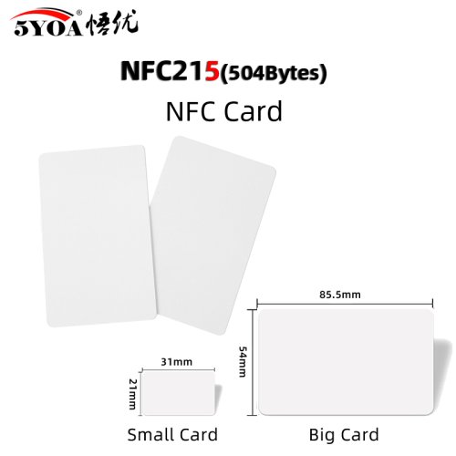 Image de Carte NFC NTAG215 - Mini Tag RFID Étanche 504 Octets