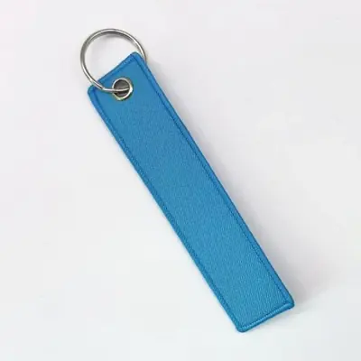 Image de Porte-clés personnalisé avec broderie nom et numéro