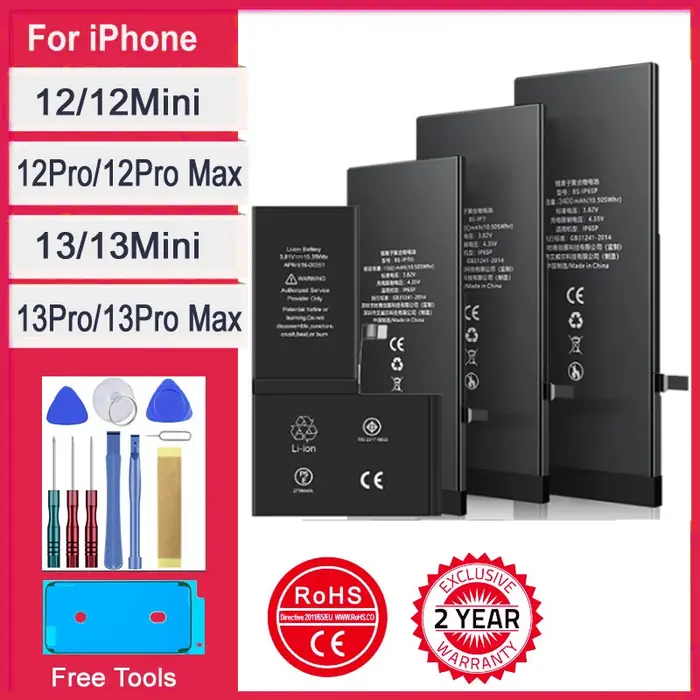 Image de Batterie pour iPhone 12/13 Haute Capacité - 0 Cycle