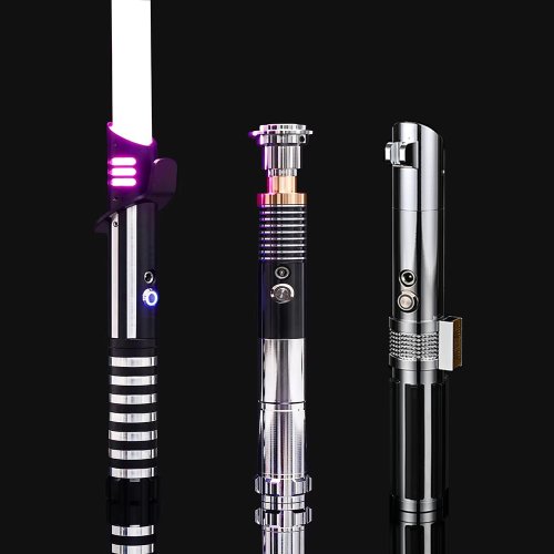 Luke RGB Metal Lightsaber Laser Sword Sabre De Luz Kpop Lightstick Flashing Rave Toys Espada Brinquedos Juguetes speelgoed