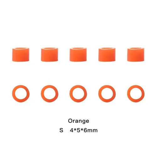 100 piezas pequeño naranja