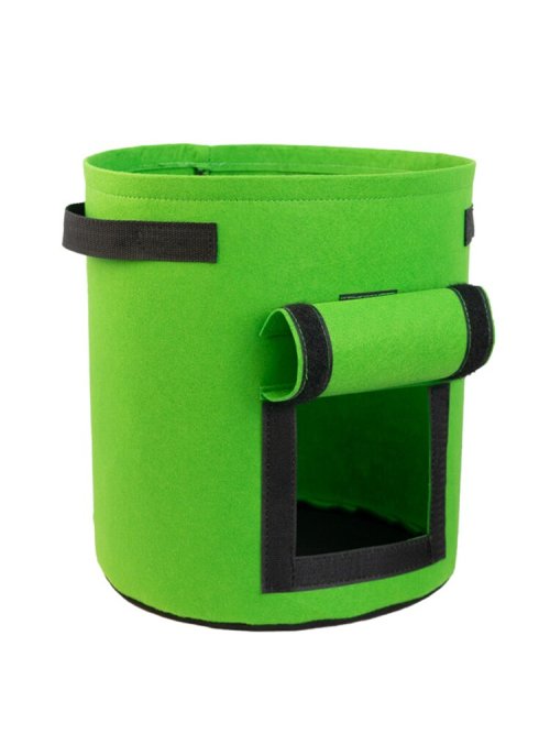 Immagine di 1PC Borsa per piantare patate in feltro Borsa per piantine di piante vegetali di grande diametro Sec...