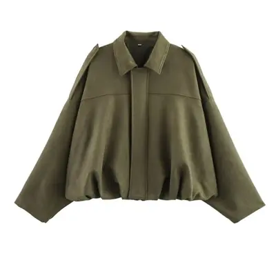 Image de Bomber Daim Femme Oversize - Mode Streetwear 2025