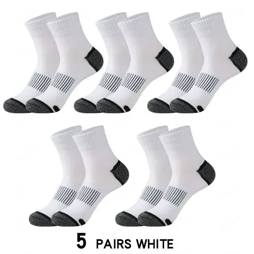 Image de Chaussettes Homme Coton Respirantes - Lot de 5 Paires