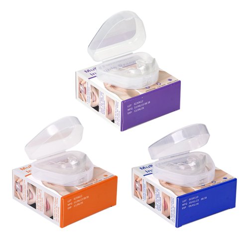 Immagine di 3 fasi Dentale Ortodontico Apparecchi Apparecchio Allineamento In Silicone Trainer Denti Fermo Bruxismo Bocca Guard Raddrizzatore Orale