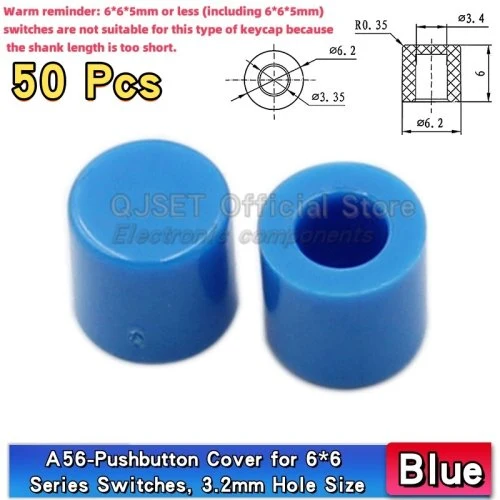 A56 blauw 50pcs