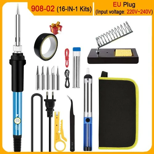 16-en-1 enchufe EU-220V