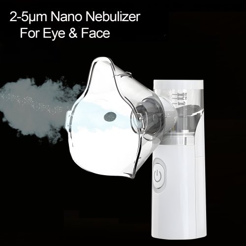 Afbeelding van Natuurlijke Draagbare Mini Facial Steamer voor Gezichtsverzorging met Nano Mist, Huidverfrissende Verdamper voor Beauty & Spa-Gevoel Thuis