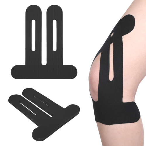 Afbeelding van 10 STKS Kinesiologie Tape voor Knieën, Waterdicht en Elastisch, Ademende Knie Tape, Atletische Tape Bieden Ondersteuning & Stabiliteit voor Hardlopen