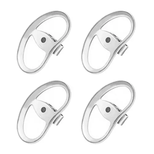 Image de Boucles d'oreilles en métal avec bouchons de sécurité - 4 pièces