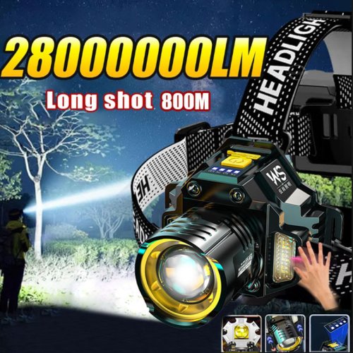 Image de Lampe Frontale LED Ultra Puissante Rechargeable