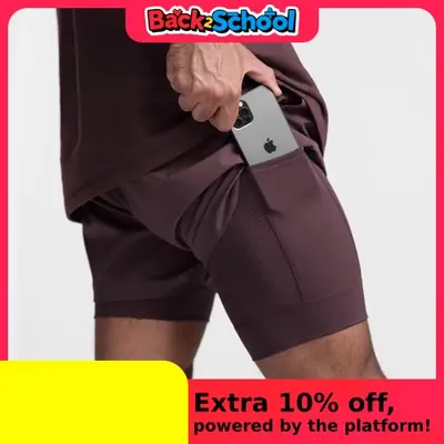 Image de Short Sport 2 en 1 Respirant & Rapide Séchage