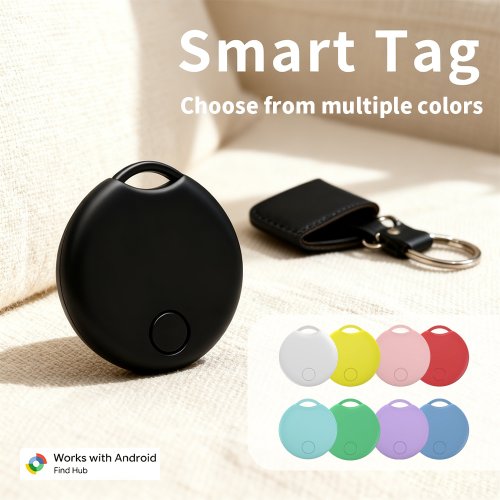Zdjęcie Inteligentny lokalizator GPS RSH Smart dla Androida, współpracujący z aplikacją Google Find My, lokalizator kluczy, lokalizator zwierząt, inteligentny tag dla Xiaomi Samsung