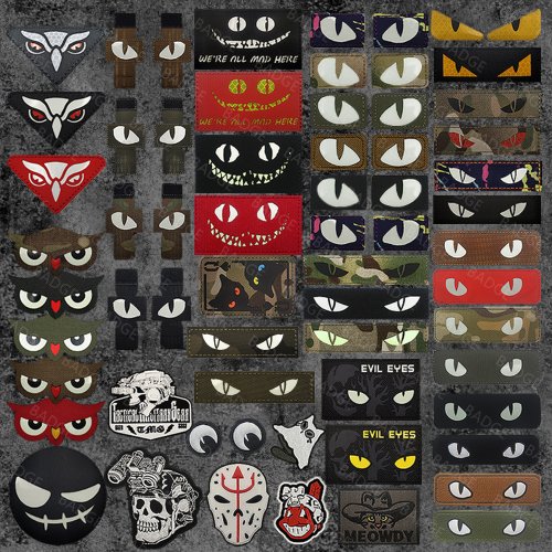 Image de Patchs Phosphorescents pour Vêtements & Casques