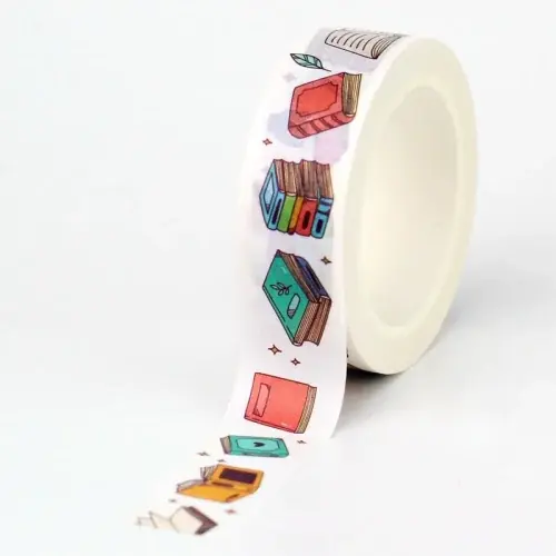 Image de Ruban Washi Kawaii 10m - Déco Livres & Planificateur