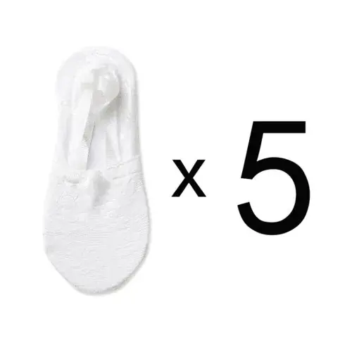 Image de Chaussettes Dentelle Fleurs - Style Été Invisible & Antidérapantes