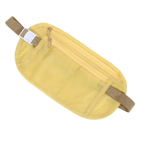 Image de Sac de ceinture anti-vol discret pour voyage