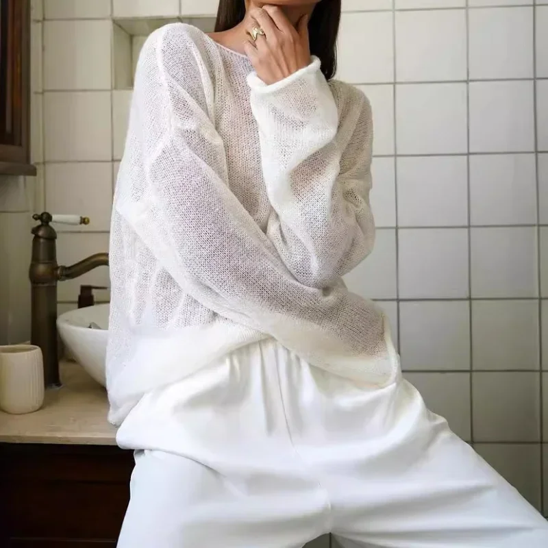 Zdjęcie Elegancki Sweter Damski 2024 – Luźny i Szykowny