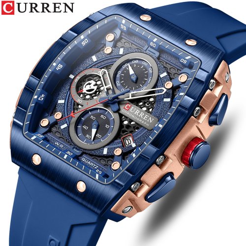 Bild von Elegante Herrenuhr mit Quadratdesign – Luxus & Stil in einer Uhr