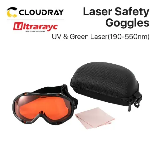 Image de Lunettes de Protection Laser UV Bleu Vert 190-1000nm - Sécurité Optimale