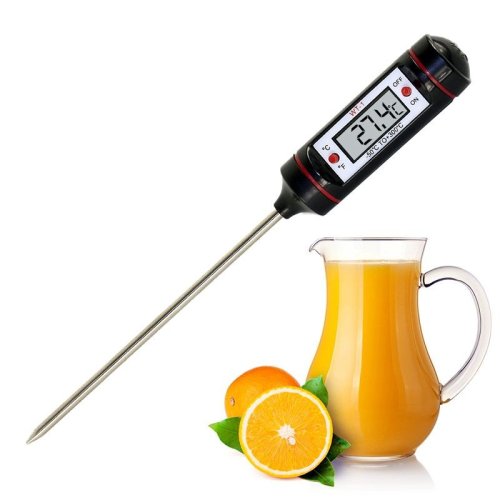 Imagen de Termómetro Digital Portátil para Cocina, Barbacoa, Carne, Agua, Aceite y Horno – Sonda Electrónica con Tubo para Medición Precisa de Alimentos WT-1