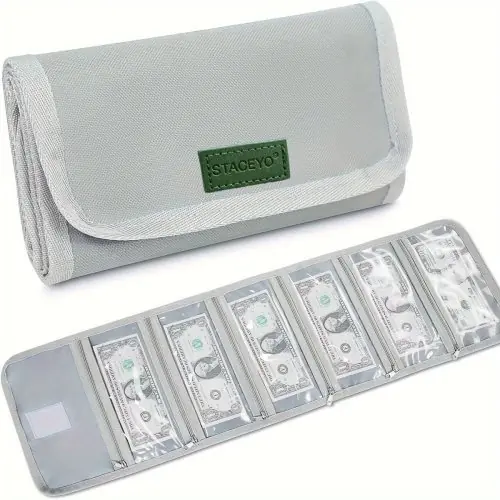 Image de Portefeuille de Voyage Pliable Noir - Sécurité & Organisation