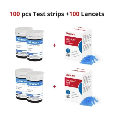 Image de Kit de Glycémie Sinocare Safe Accu - Précision et Facilité d'Utilisation