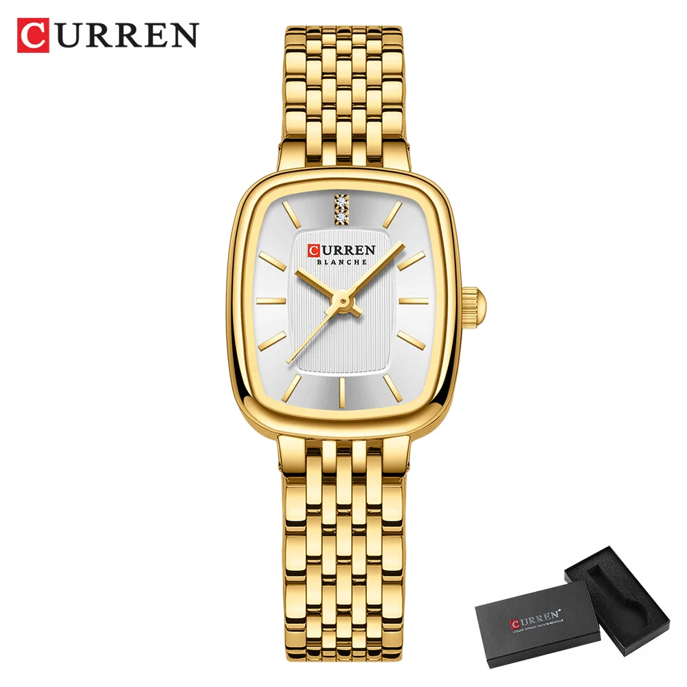 Gold white box